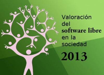 Imaxe valoración do software libre na sociedade (2013)